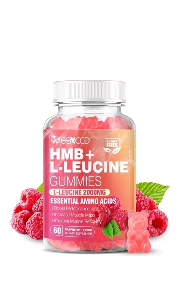 MEENCCD HMB and L-Leucine Gummies 3000mg HMB and Leucine Amino Acid for Muscl...