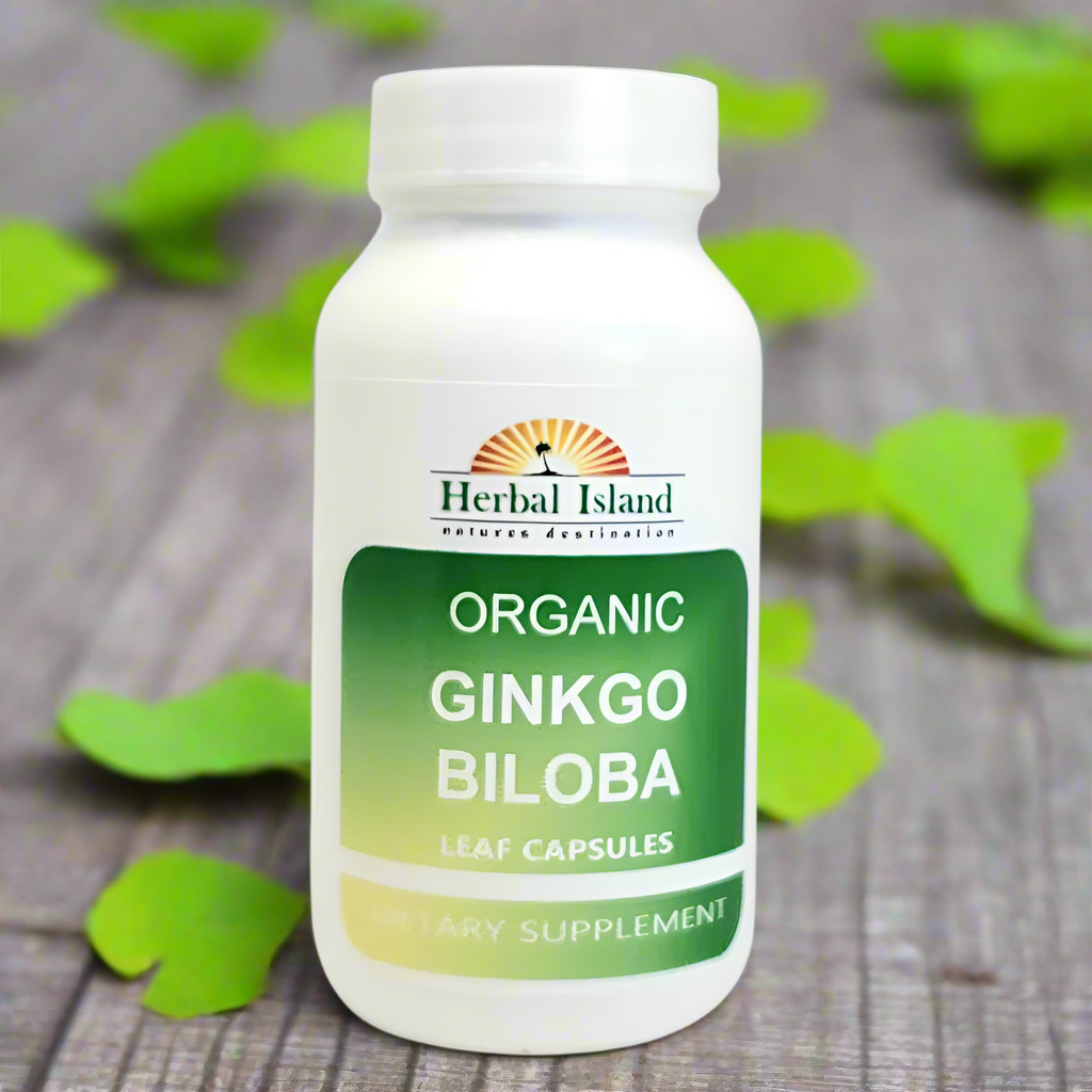 Ginkgo Biloba Leaf Capsules (500mg Each)
