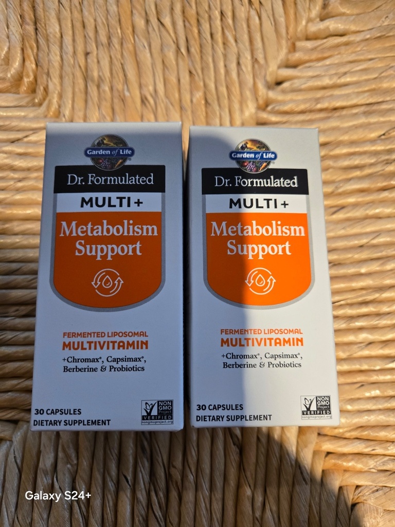 2 x Garden of Life Dr. Formulated Multi+ Metabolism Support
