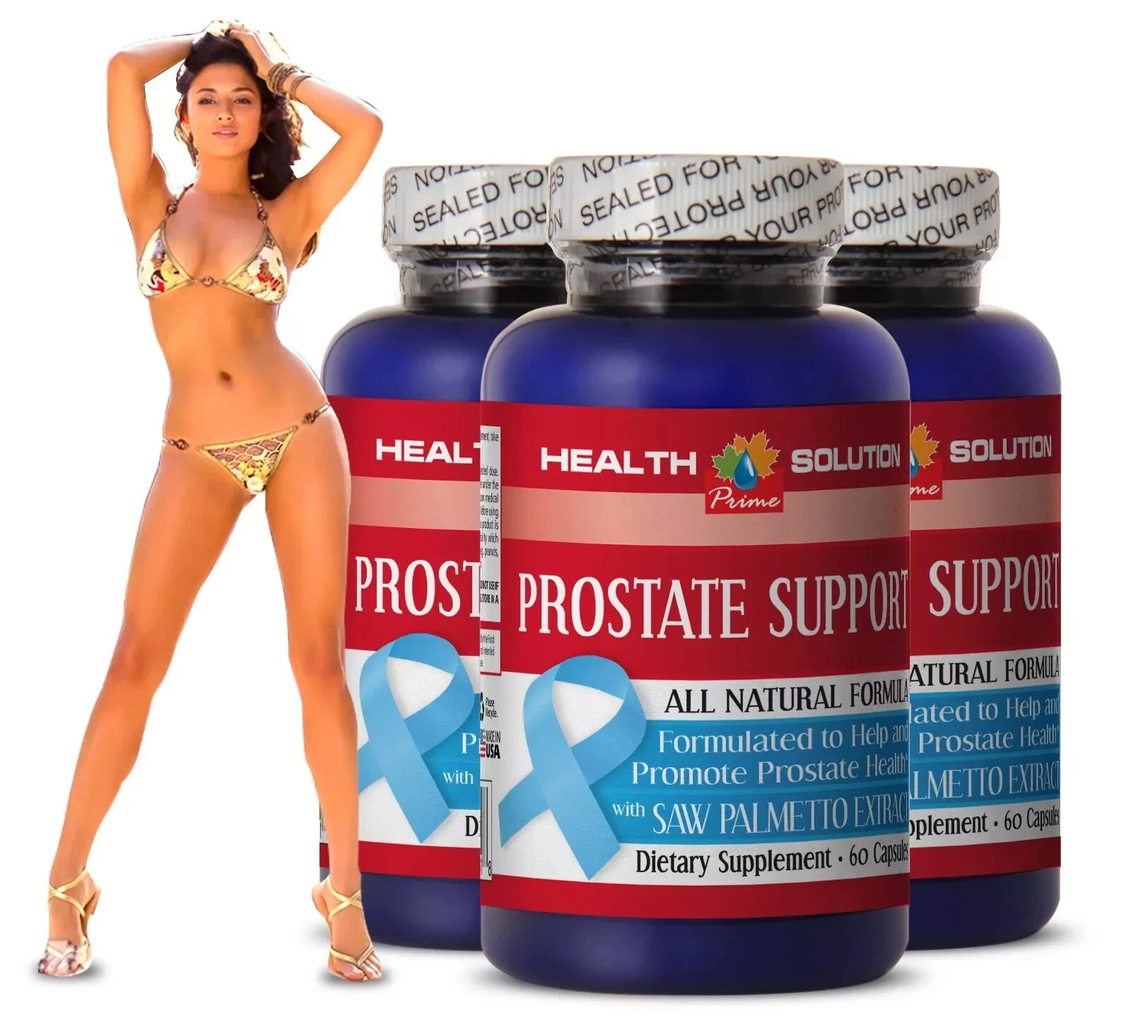 Graviola Support - PROSTATE SUPPORT - Long-Term Raspberry 3 Bottles