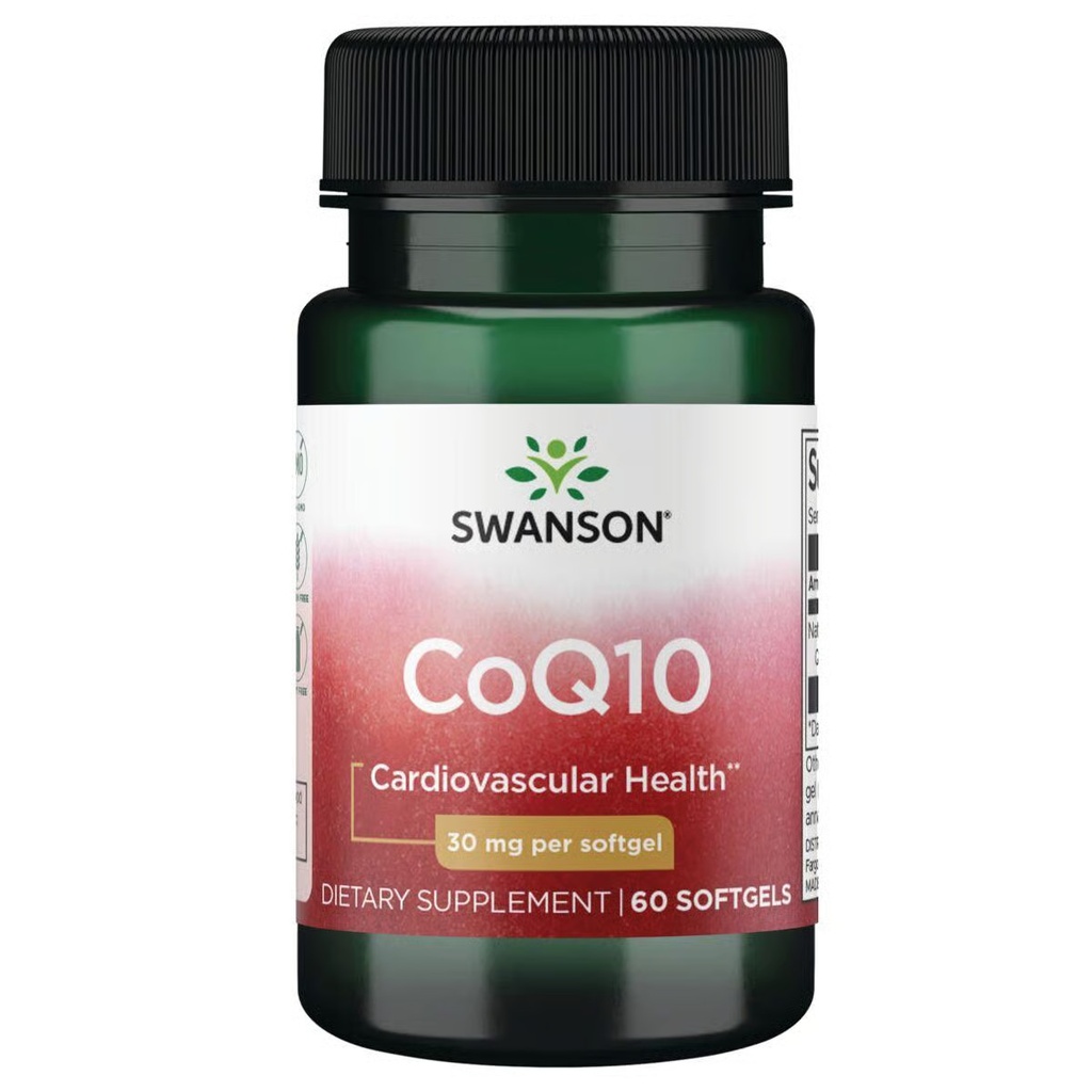 Swanson Coq10 30 mg 30 mg 60 Softgels