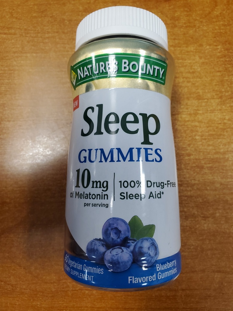 Nature's Bounty Sleep Gummies 10mg - 90 Gummies - Exp. 11/30/25 E17E