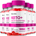 (5 Pack) Bliss Keto Gummies, Bliss Keto ACV Gummies Weight Loss (300 Gummies)
