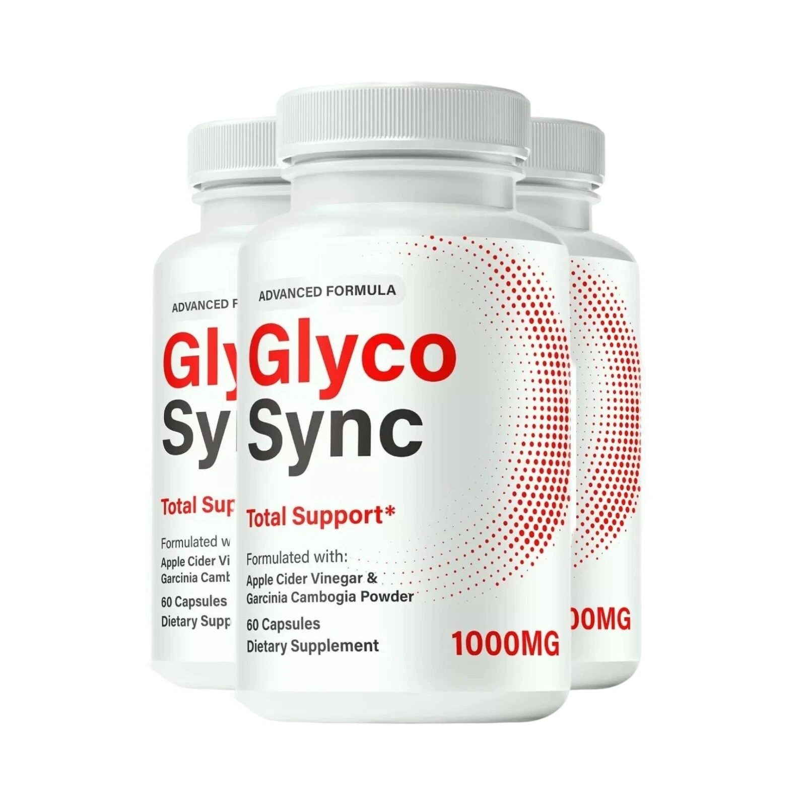 3-Pack Glyco Sync Capsules – GlycoSync Sugar Optimizer Pills - 180 Capsules