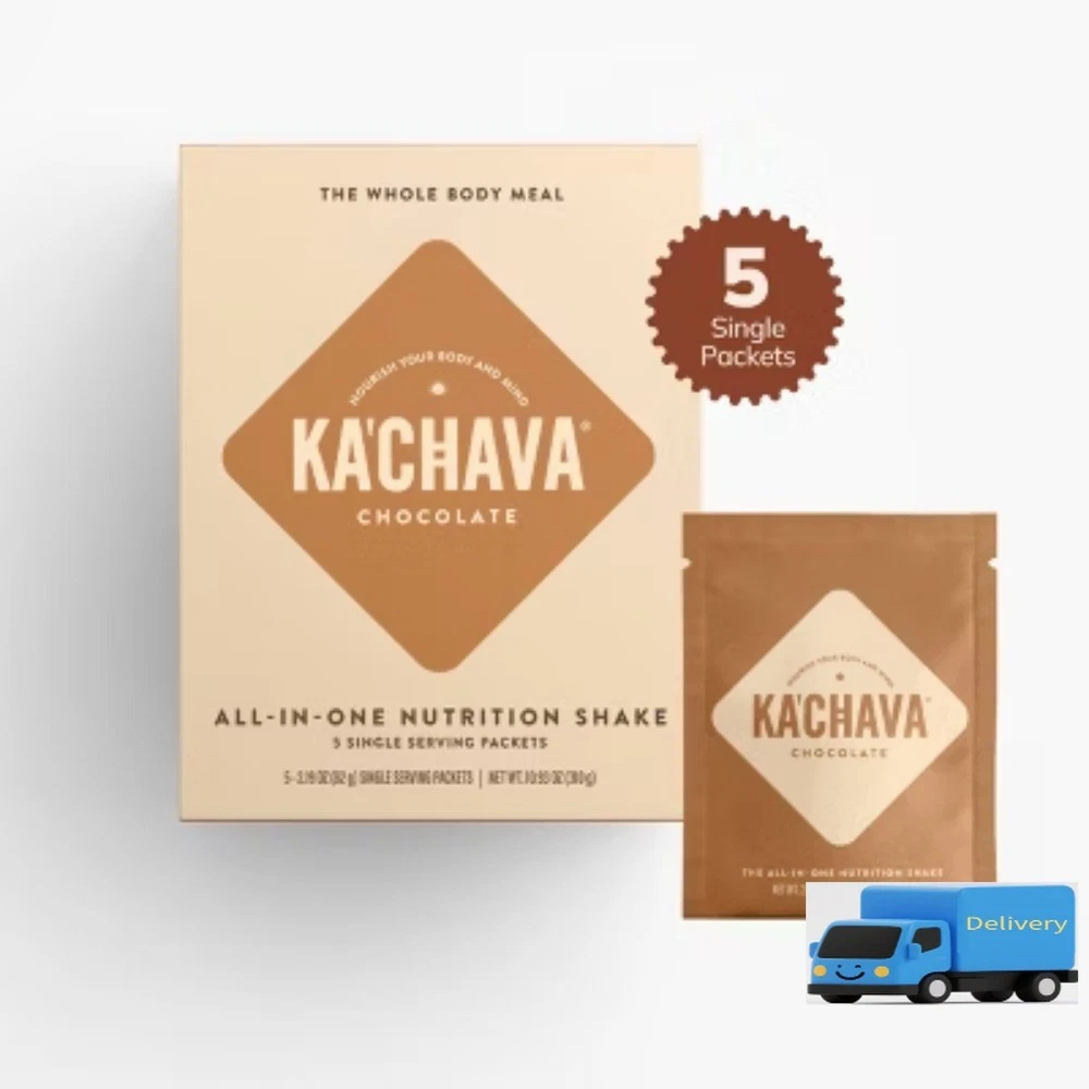 Ka'Chava All-In-One Nutritional Shake - Single Serve - Chocolate - 10.93oz/5ct