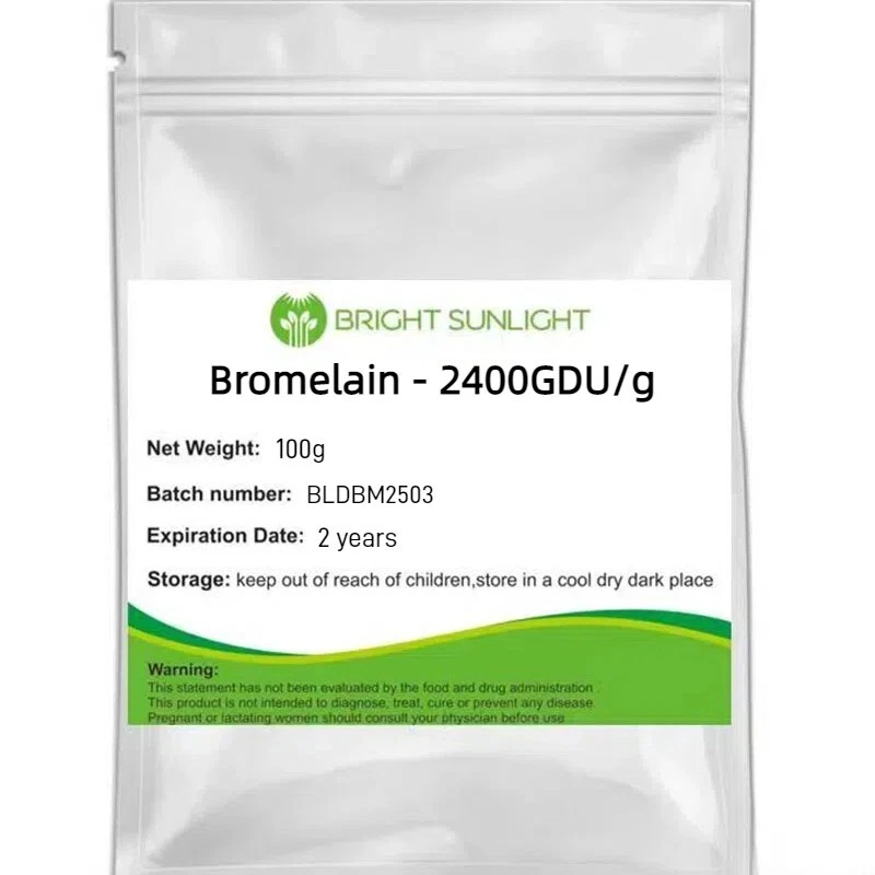 Bromelain Powder 100g - Bromelain (2400 GDU/g), Non-GMO, Gluten Free