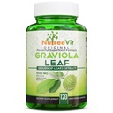 Pure 100% Organic Graviola Soursop Leaf VEGGIE CAPSULES (1000 MG)