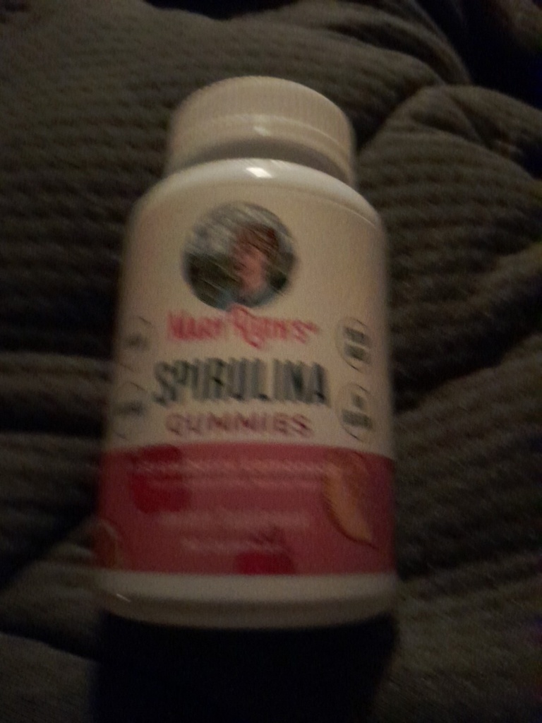 MaryRuth Organics Spirulina Gummies Organic Vegan 90 Count Strawberry Lemonade