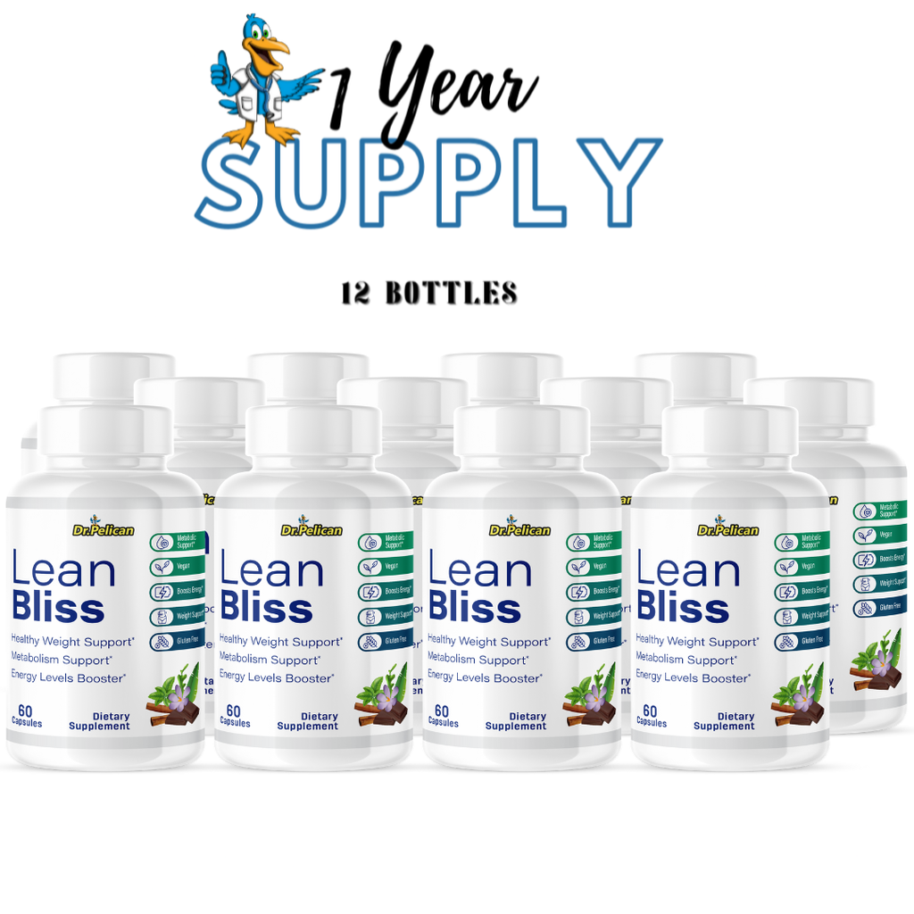 Lean Bliss- Blood/Weight Support- 12 Bottles- 720 Capsules