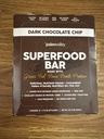 Paleovallye superfood bar dark chocolate chip 12 bars in box