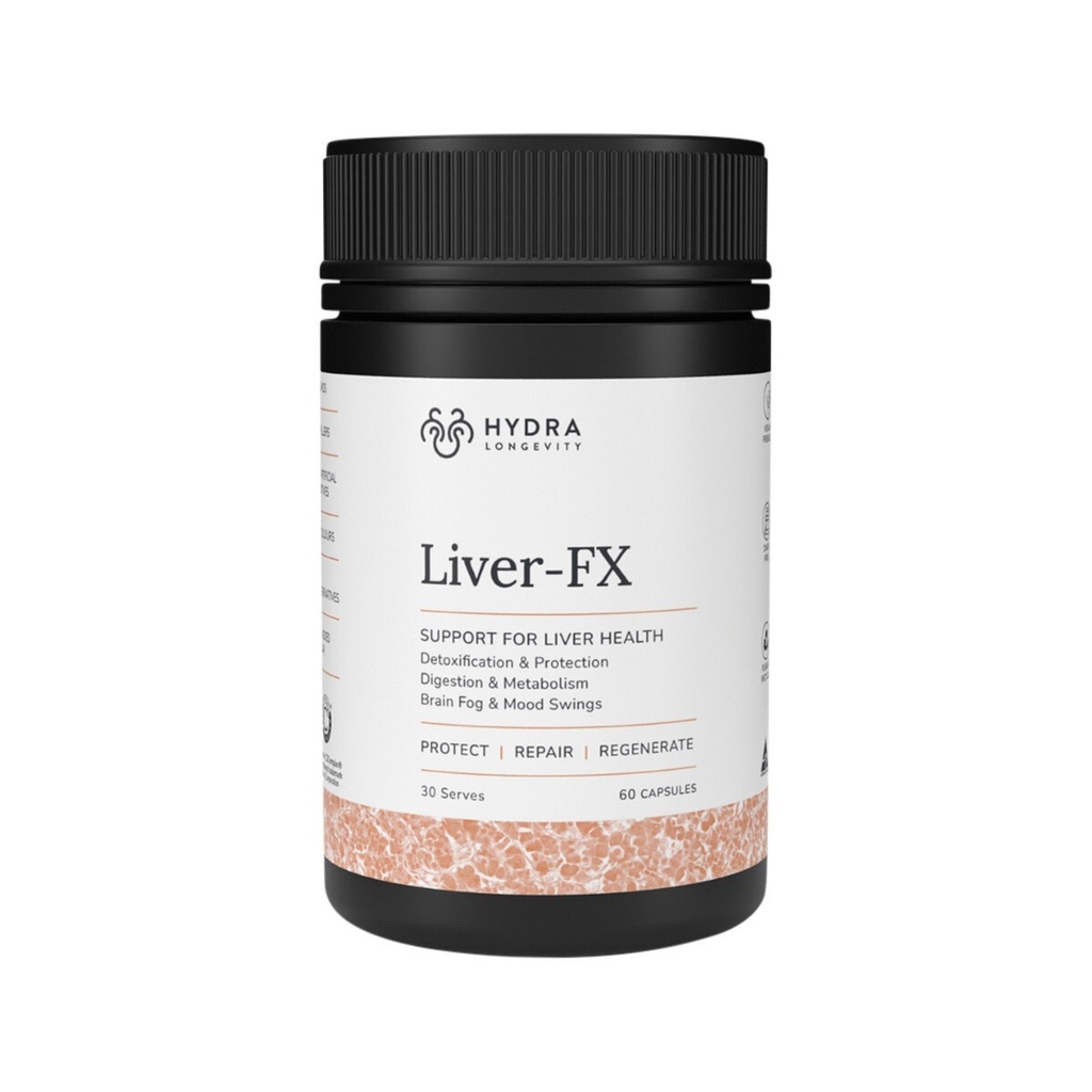 New Hydra Longevity Liver-FX 60 Capsules