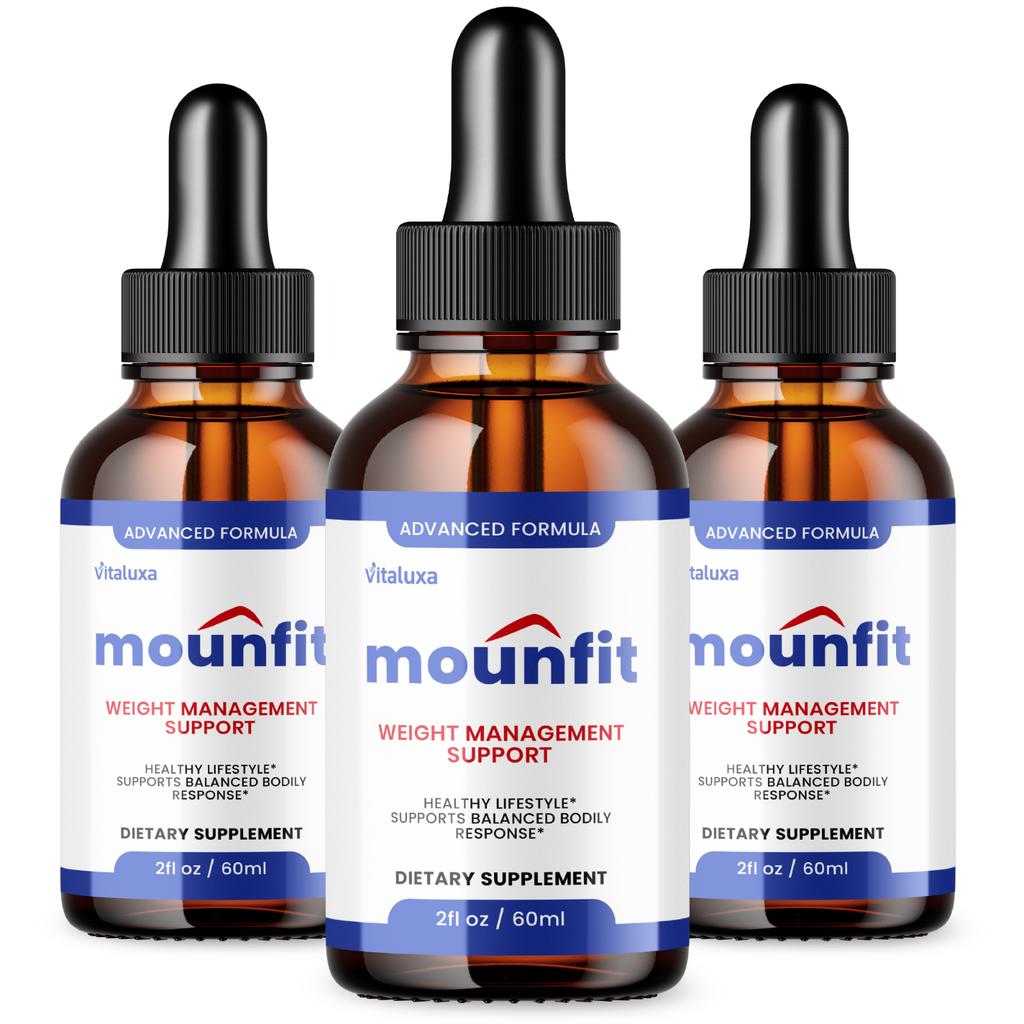 (3 Pack) Mounfit Weight Loss Drops for Burning Excess Fat Boosting Energy (6 oz)