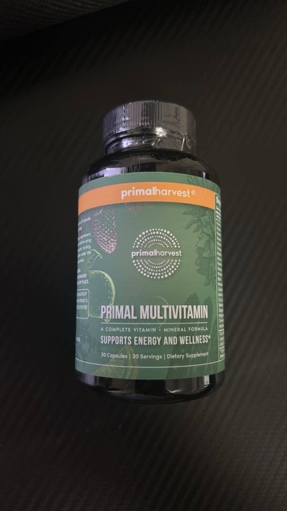 Primal Harvest MultiVitamin Women Men Vitamin A B6 B12 C with Free Shipping