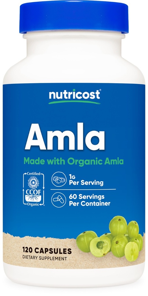 Nutricost AMLA Capsules 1000mg, 60 Servings, Made with Organic AMLA