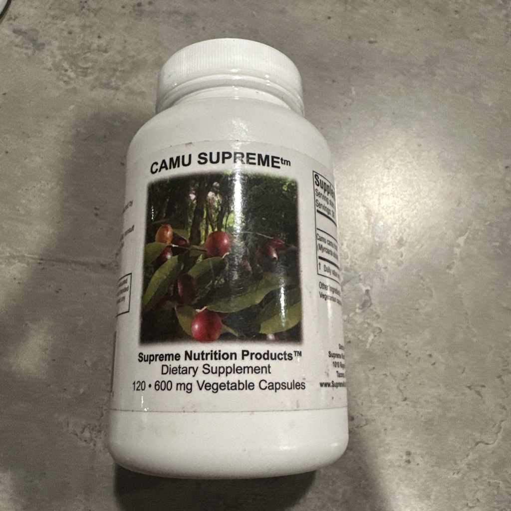 Camu Supreme by Supreme Nutrition Products - 600 mg/Capsule - 120 Caps 07/2027