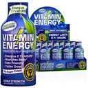 Vitamin Energy Immune + Extra Strength - 12 Shots (Exp 08/26) Made In US, Kosher