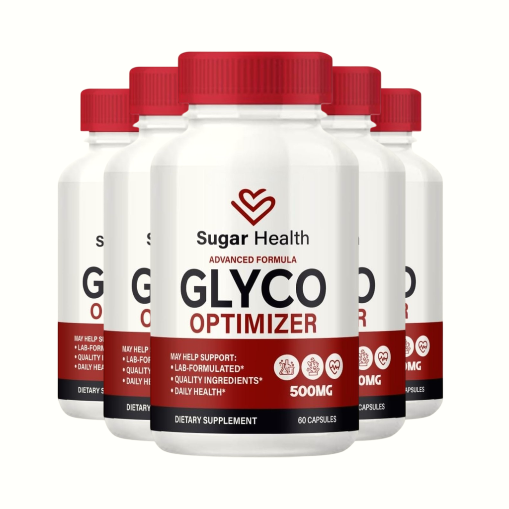5-Pack Sugar Health Glyco Optimizer Supports Blood Pressure & Health (300 Caps)
