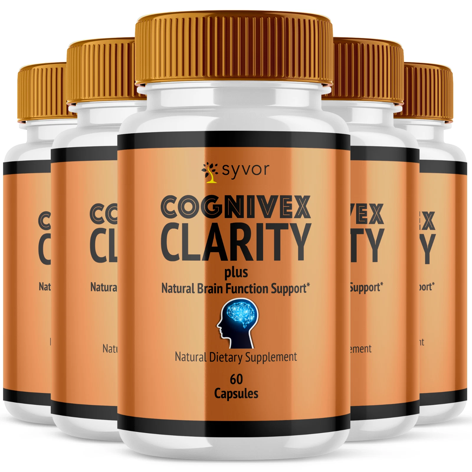 Cognivex Clarity Advanced Nootropic Supplement Brain Function Support 300 Pills