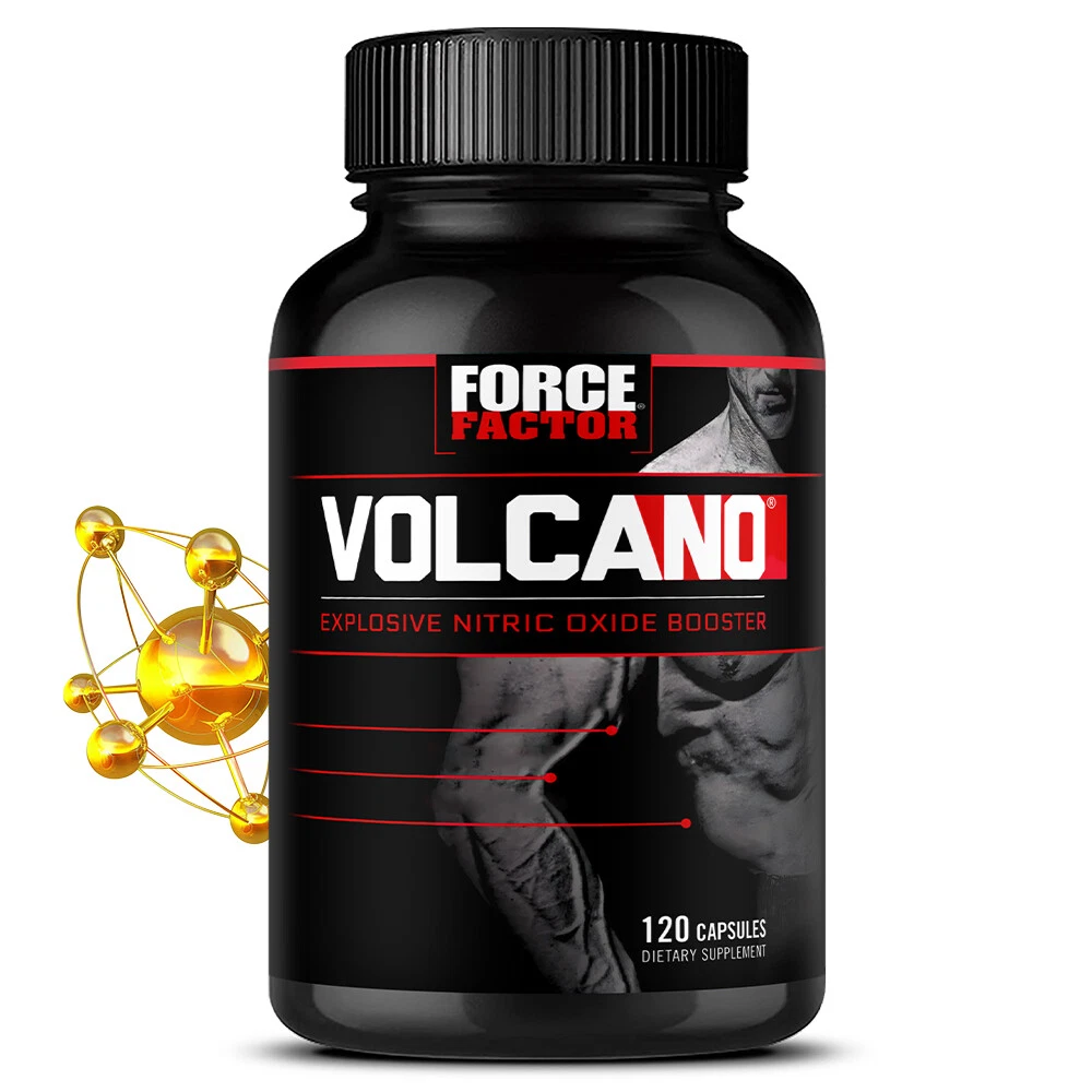 Force Factor Volcano - Explosive Nitric Oxide Booster 120 Capsules