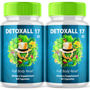(2 Pack) Detoxall 17 Pills, Detoxall 17 Brain Boosting Nootropic (120 Capsules)