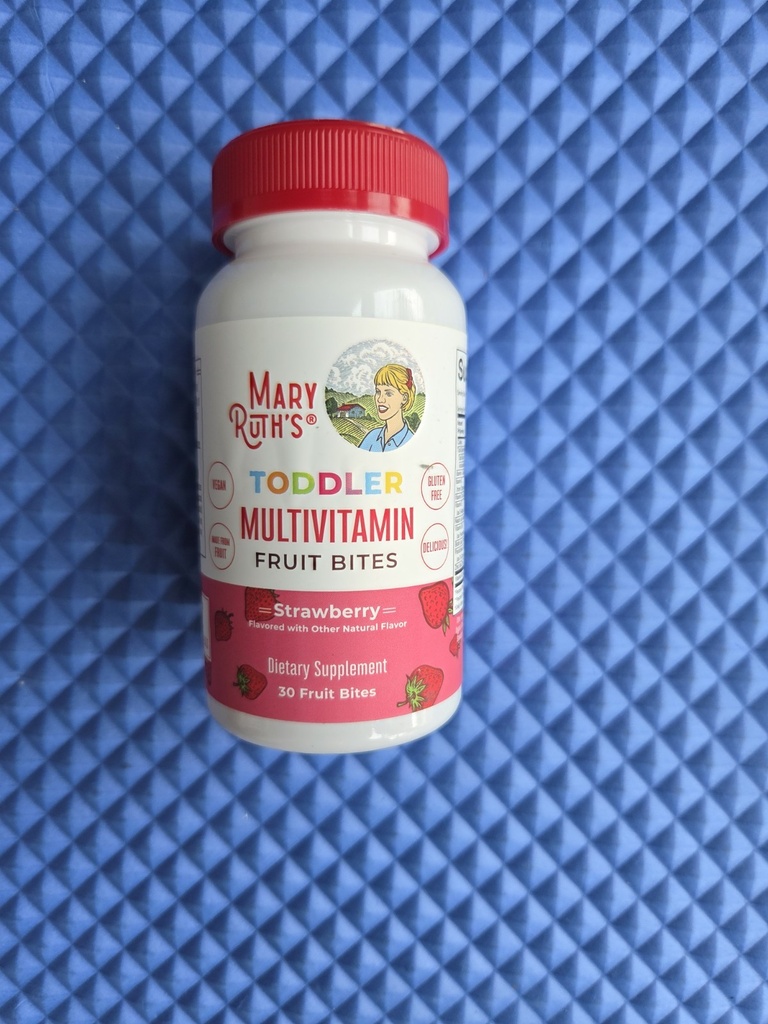 MaryRuth Organics Toddler Multivitamin Fruit Bites for Children's Health, Vegan