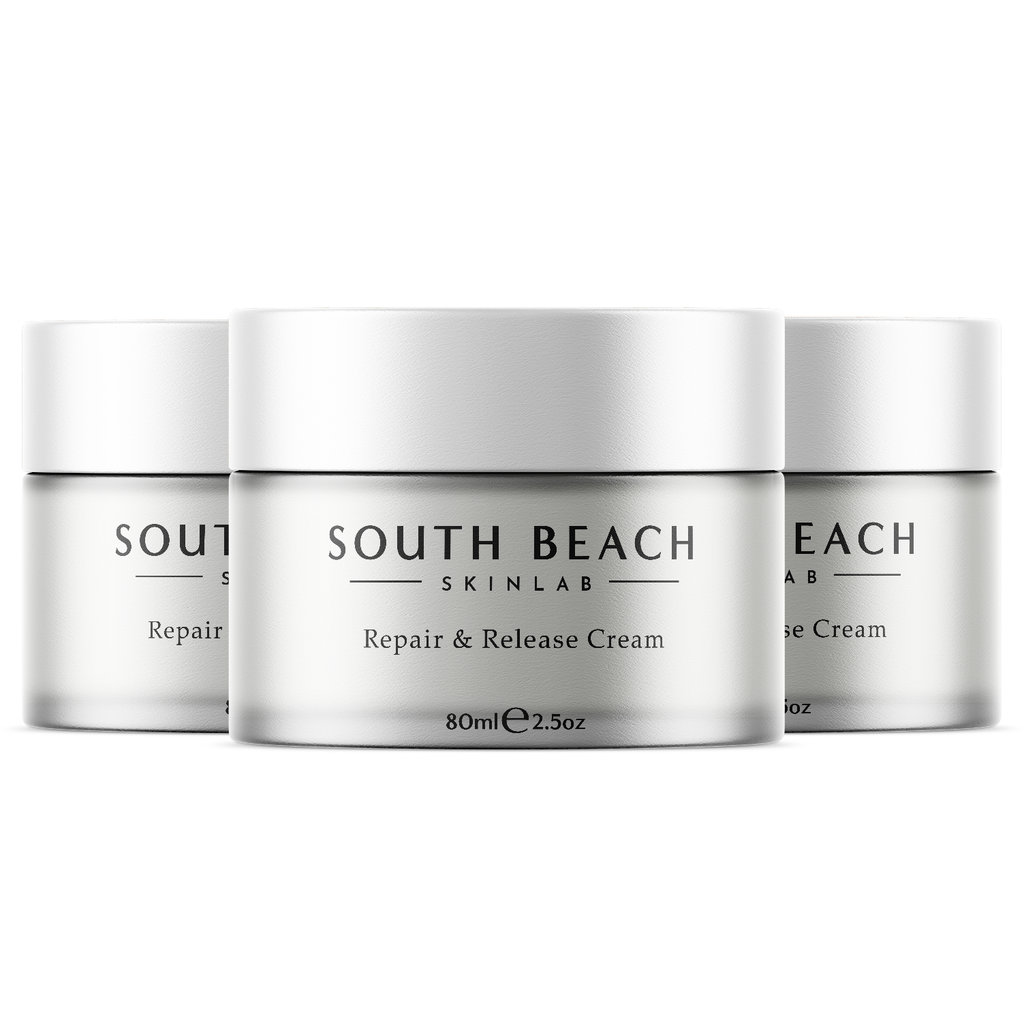 South Beach Skin Lab Repair Release Cream Anti Aging Wrinkles Remover (3 Pack)
