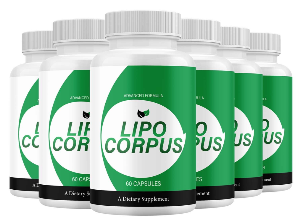 (6 Pack) Lipo Corpus Health Supplement, LipoCorpus Advanced Pills
