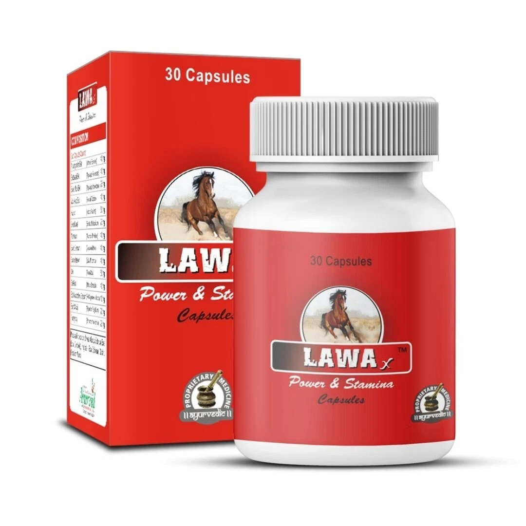 Lawax Capsules - Herbal Supplement for Men's PE Support & Vitality Booster Pills