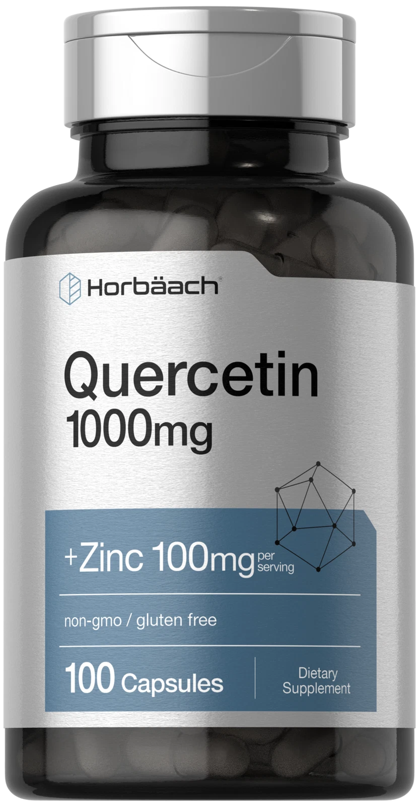 Quercetin Capsules | 1170mg | 100 Count | Non-GMO | by Horbaach