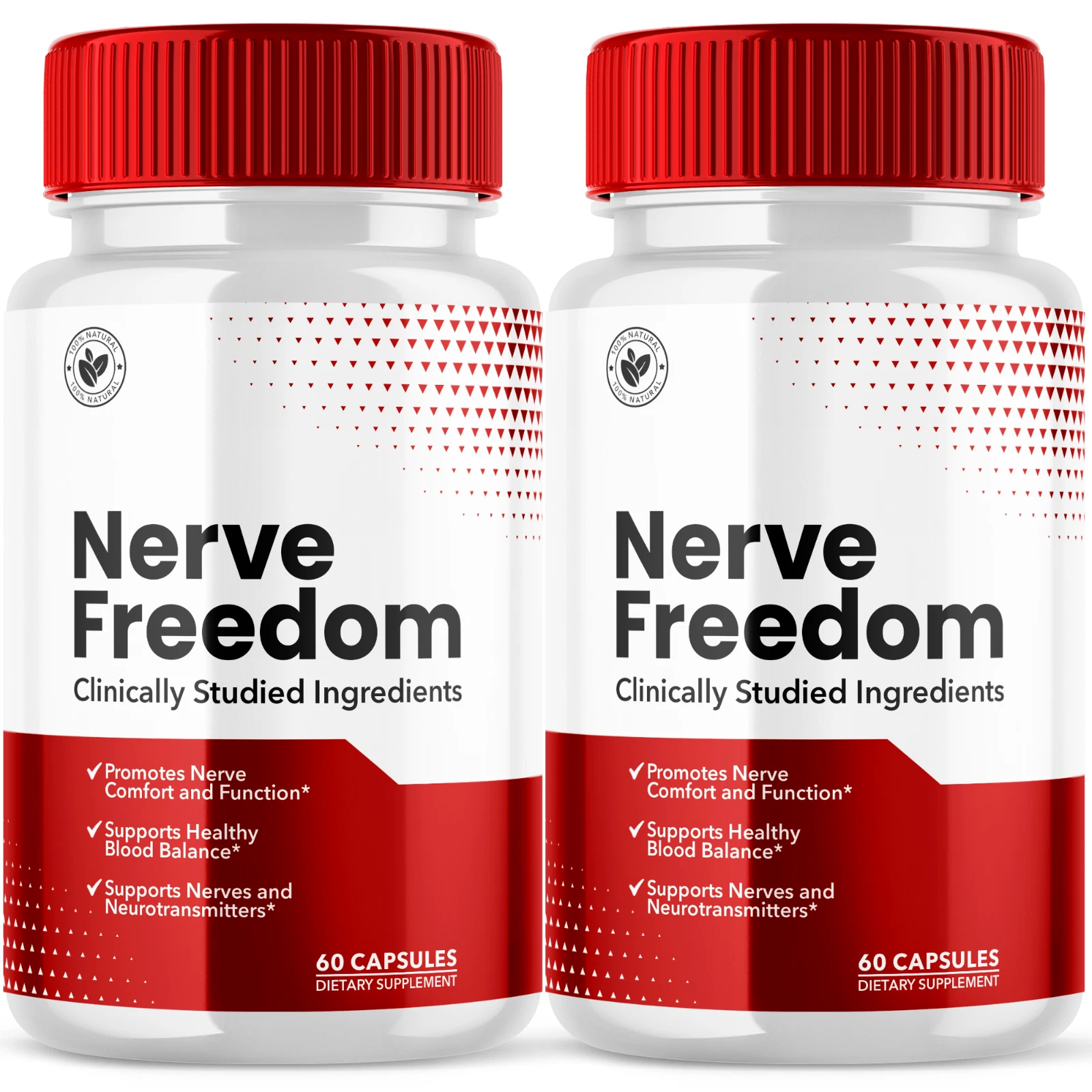 Nerve Freedom Advanced Nerve Support Formula Max Strength Vitamin 120 Capsules