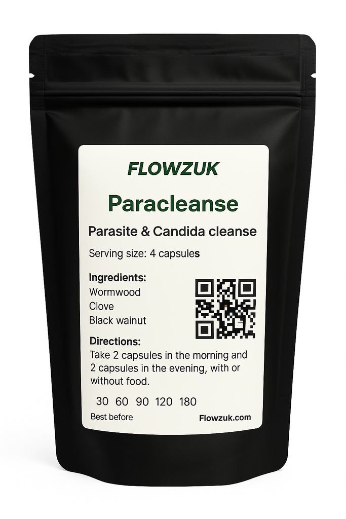 Paracleanse Parasite & Candida cleanse for Humans Black walnut, wormwood, cloves