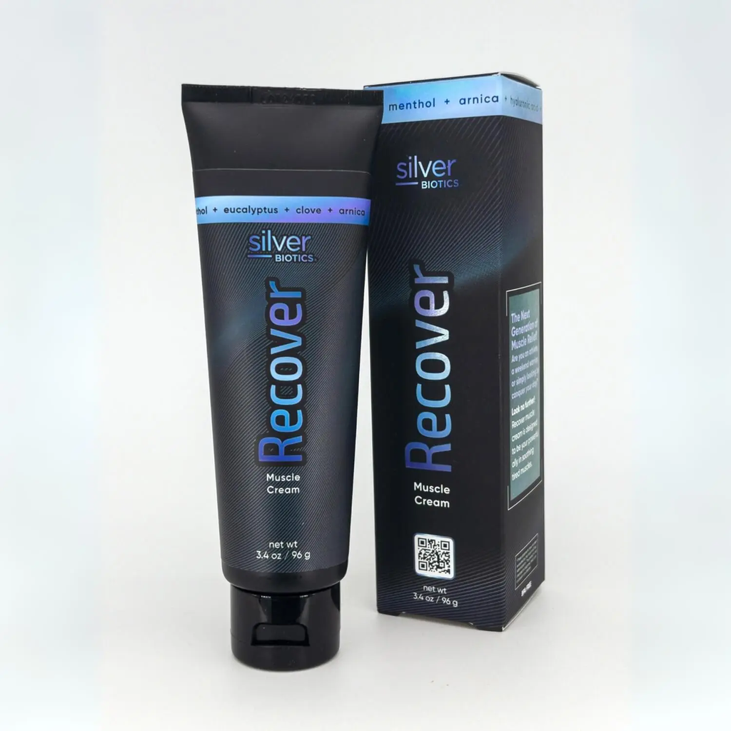 SILVER BIOTICS-RECOVER MUSCLE CREAM-4OZ.