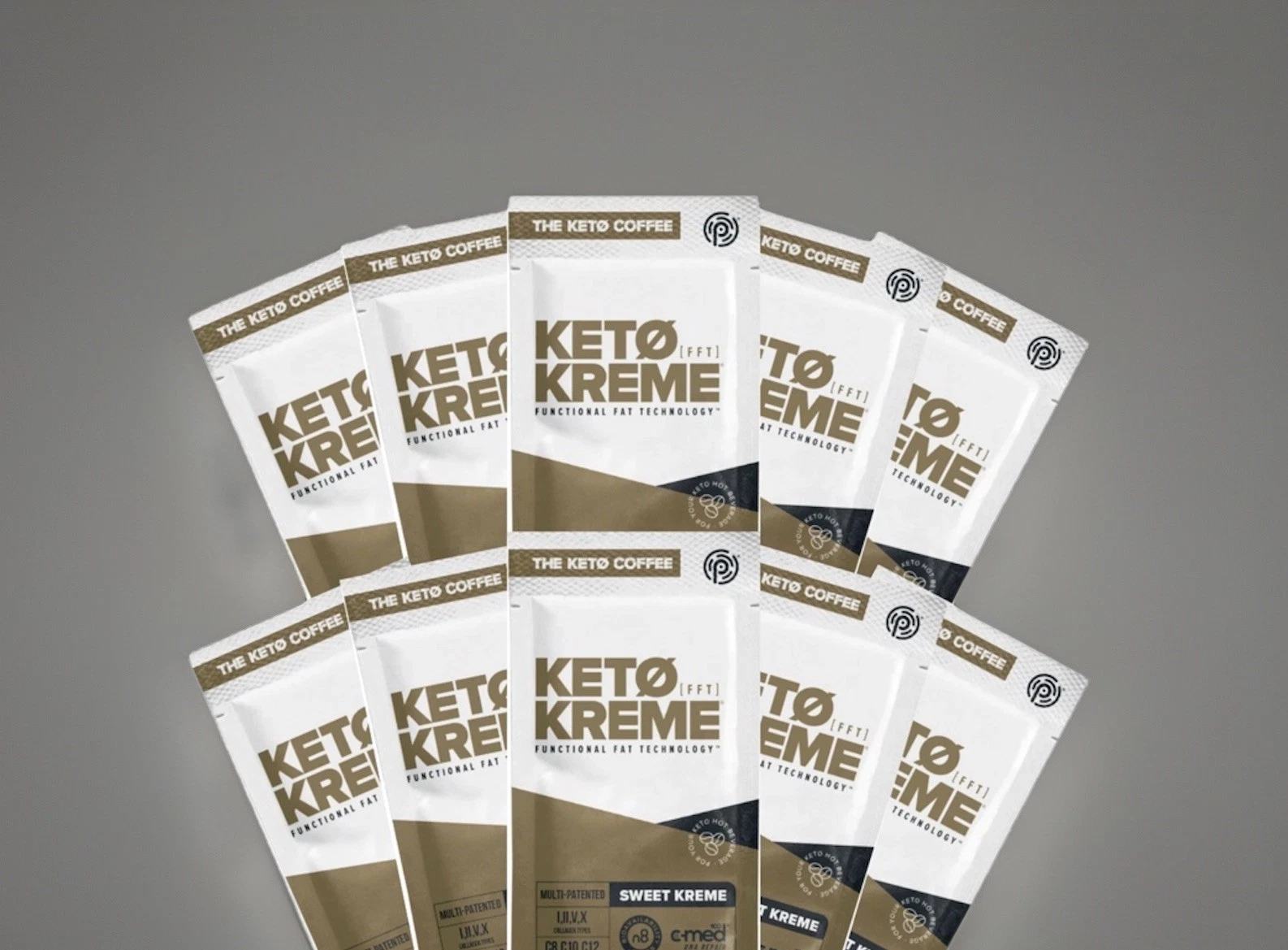 Pruvit Keto Coffe Kreme 10 Packets Flavor SWEET KREME Supplement EXP: 08/2026