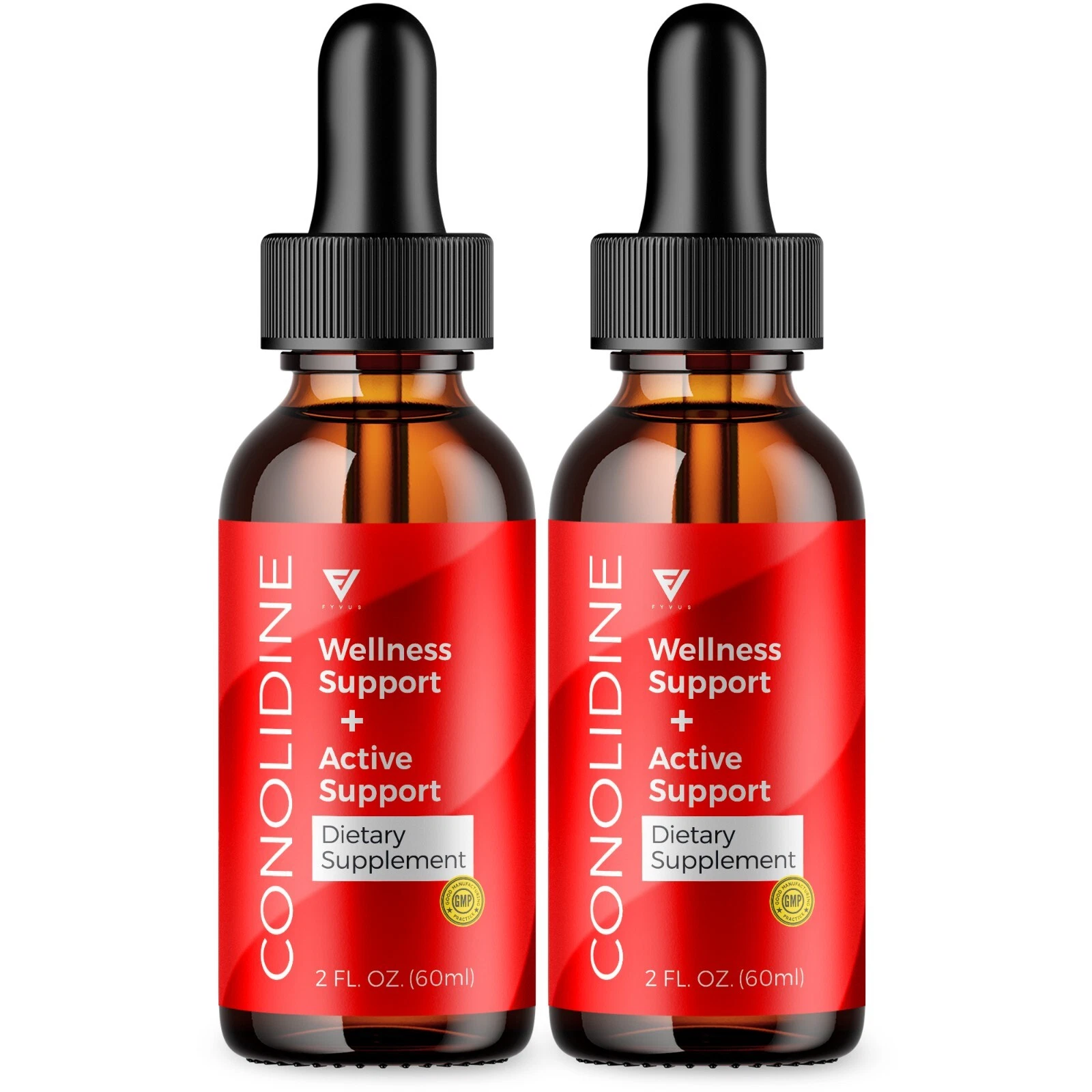 (2 Pack) Conolidine Alkaloid For Pain and Muscle + Joint Relief Drops (4 oz)