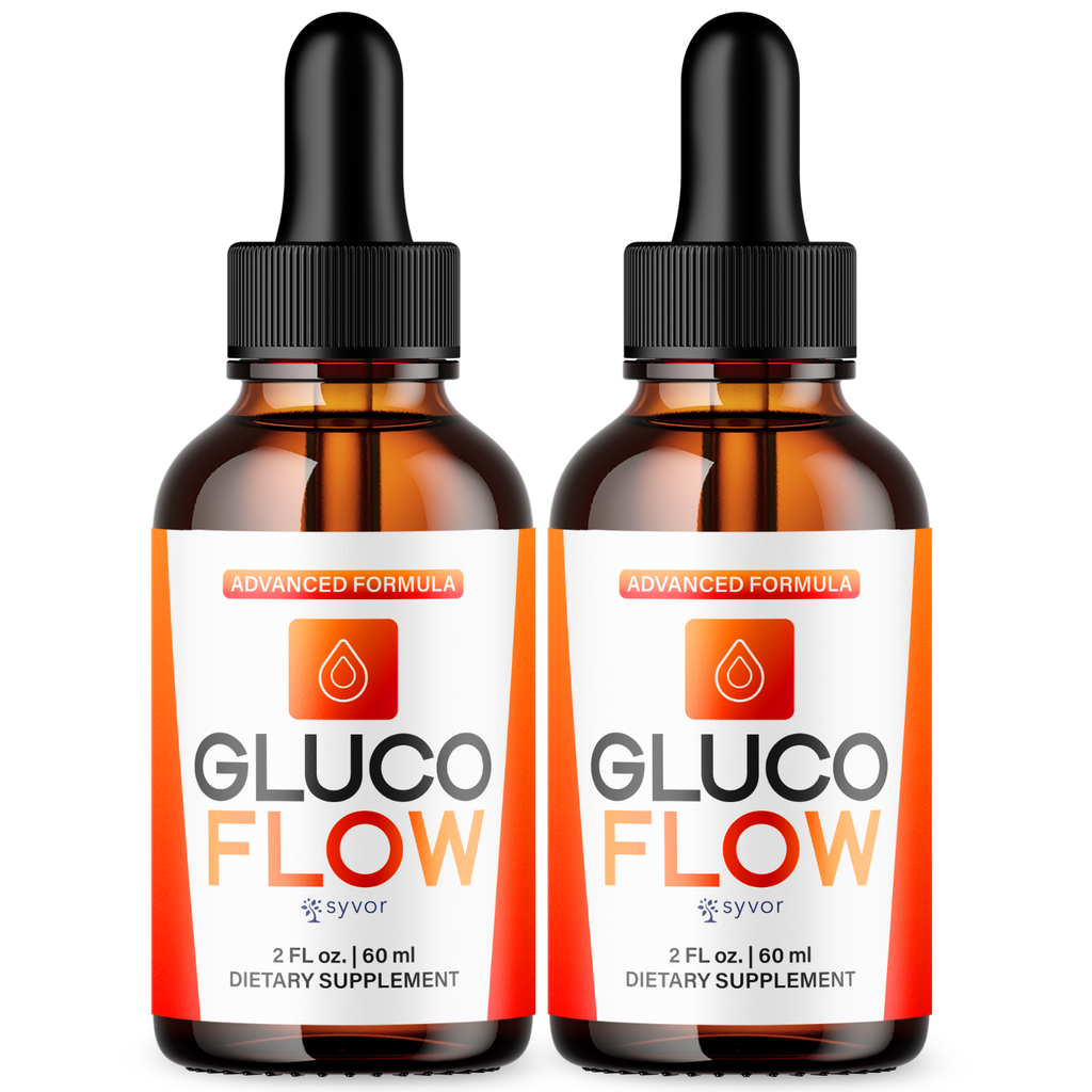 Gluco Flow Drops Advanced Formula Vitamin Supplement All Natural 120 Servings