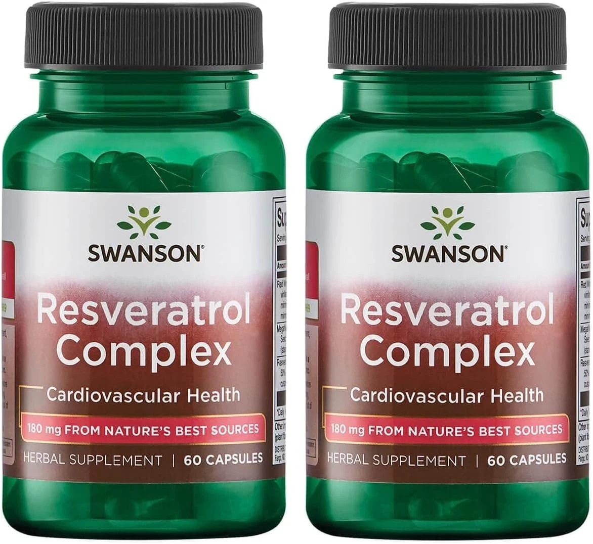 Resveratrol Complex - Herbal Supplement Promoting Cardiovascular Health '&' P...