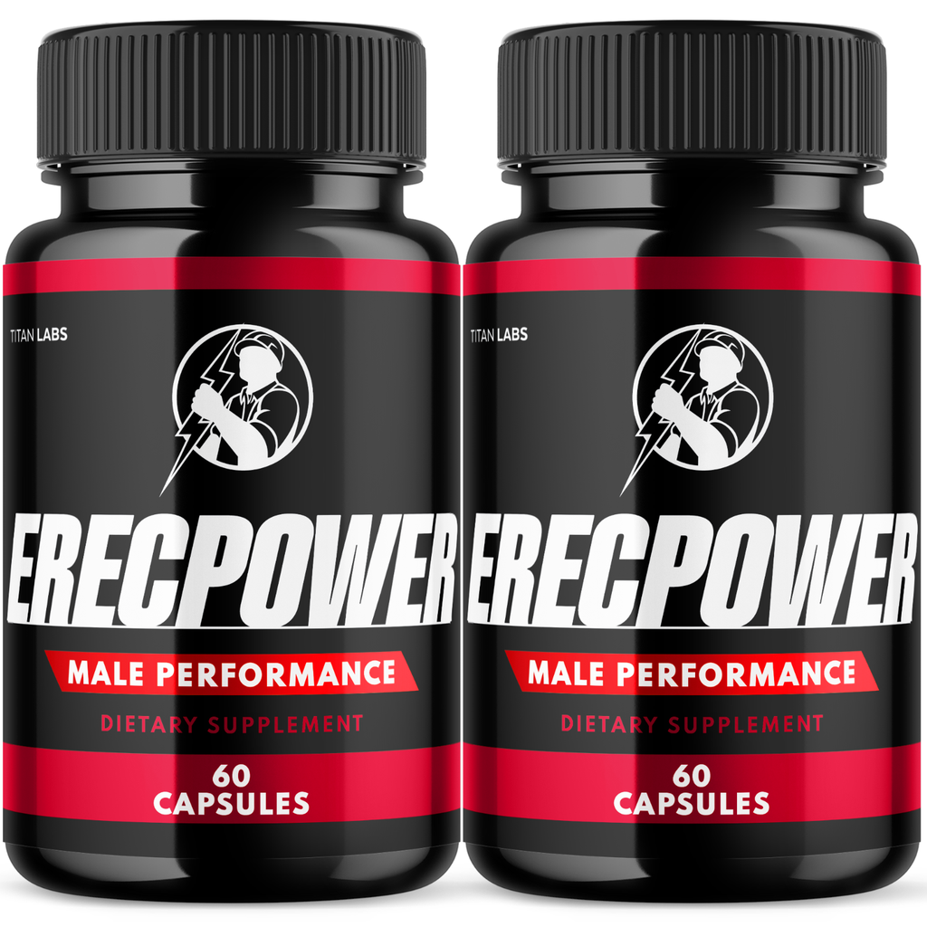 (2 Pack) Erecpower for Men, Erec Power Advance Male Support Pills (120 Capsules)