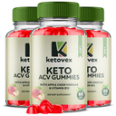 (3 Pack) Ketovex Keto ACV Gummies, Keto Vex ACV for Weight Loss (180 Gummies)
