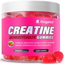 Creatine Monohydrate Gummies 5000mg for Men & Women, Gomitas de Creatina 5g Crea