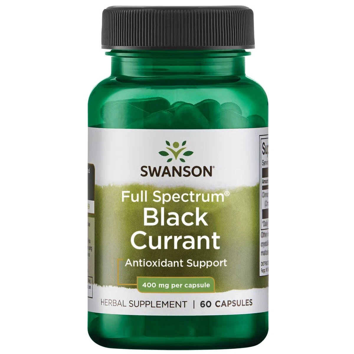 Swanson Full Spectrum Black Currant 400 mg 60 Capsules