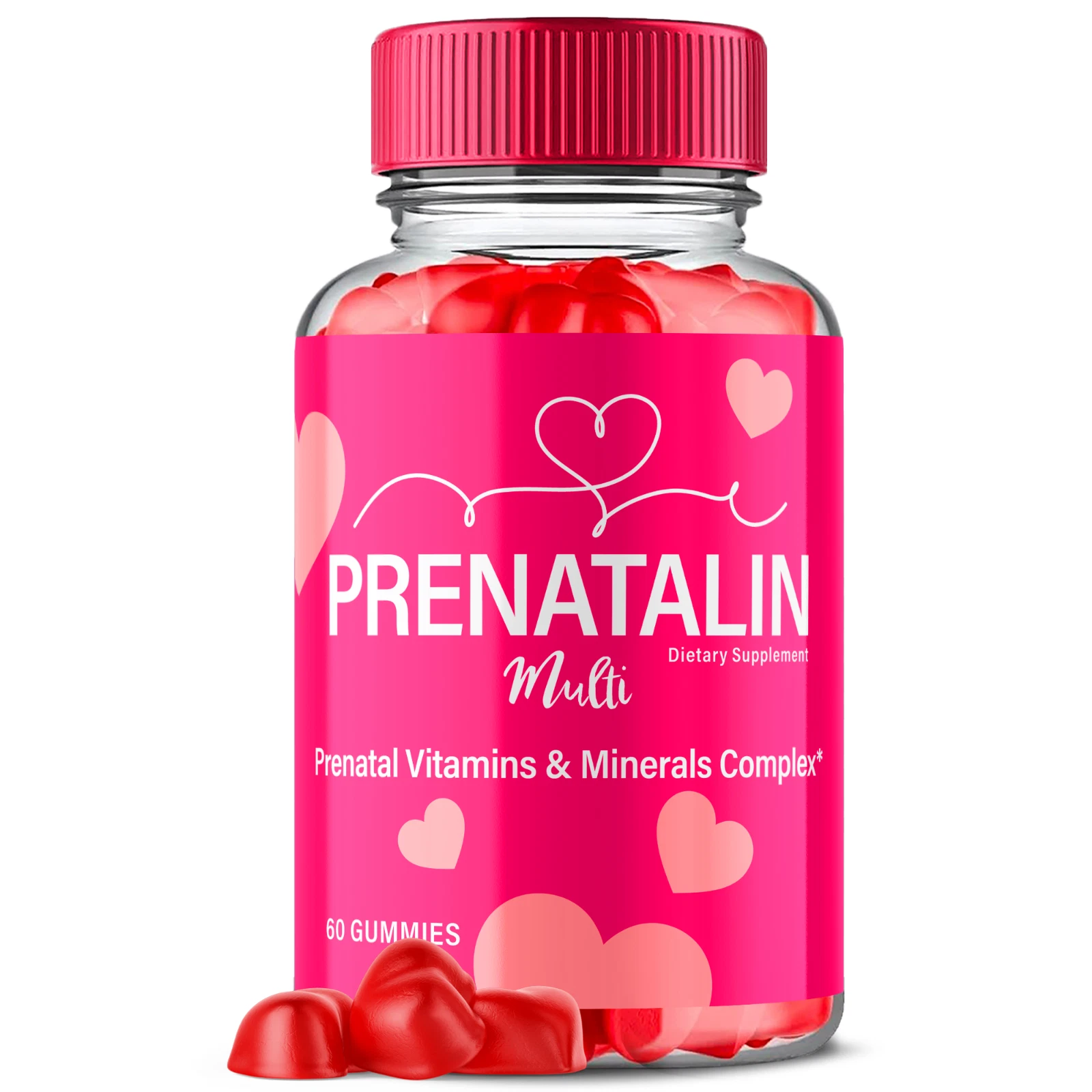 Prenatalin Natural Formula Advanced Blend of Vitamins and Minerals 60 Gummies
