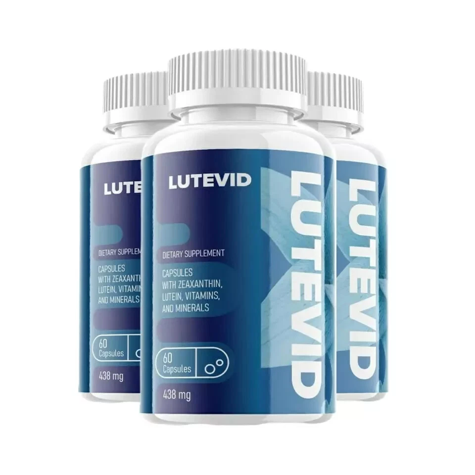 Lutevid Vision Supplement Advanced Formula Healthy Vision (180 Capsules) 3-Pack