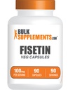 BulkSupplements Fisetin 90 Capsules - 100 mg Per Serving