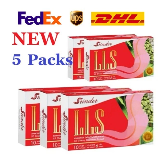 5x Srinder LLS Supplement Weight Management Burn Fat Belly Slimming Shape