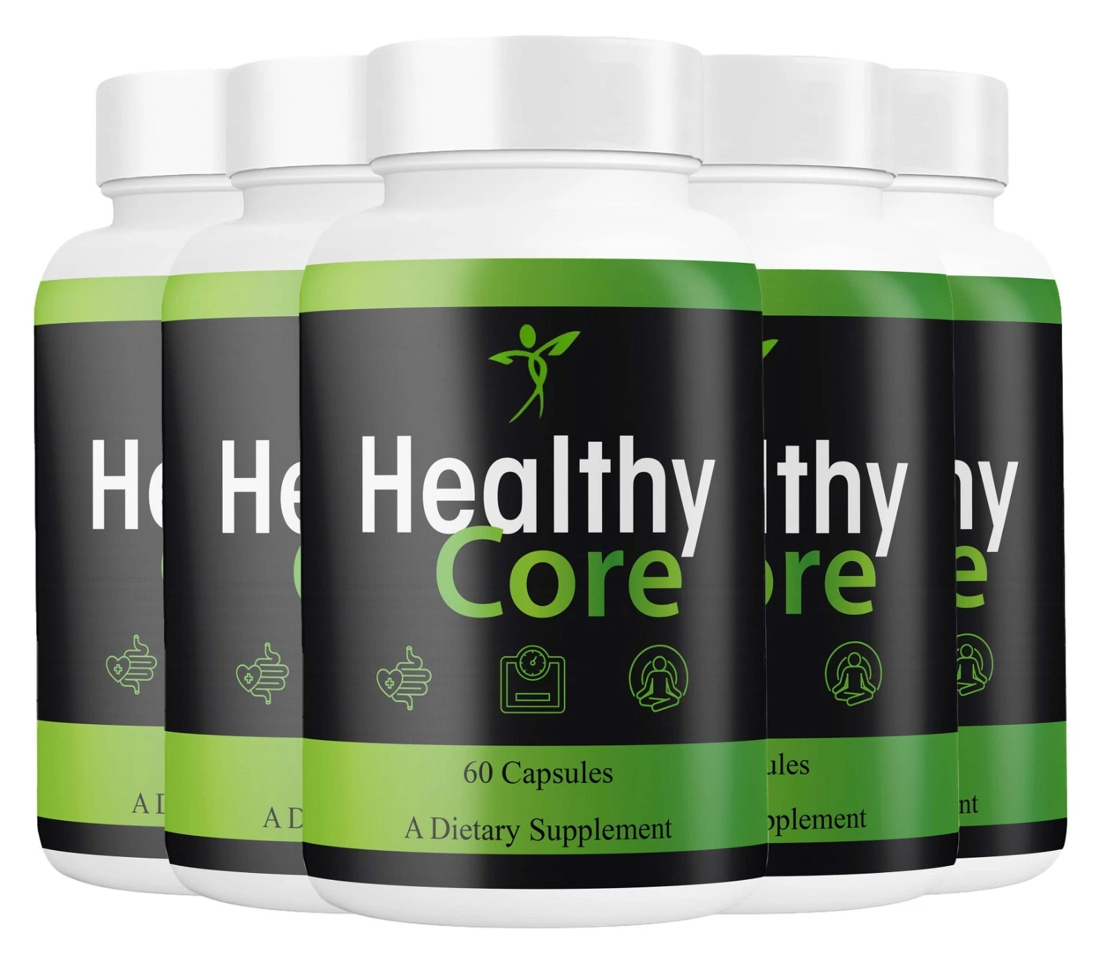 (5 Pack) Healthy Core Weight loss Pills, Advanced HealthyCore Fat Burner Formula