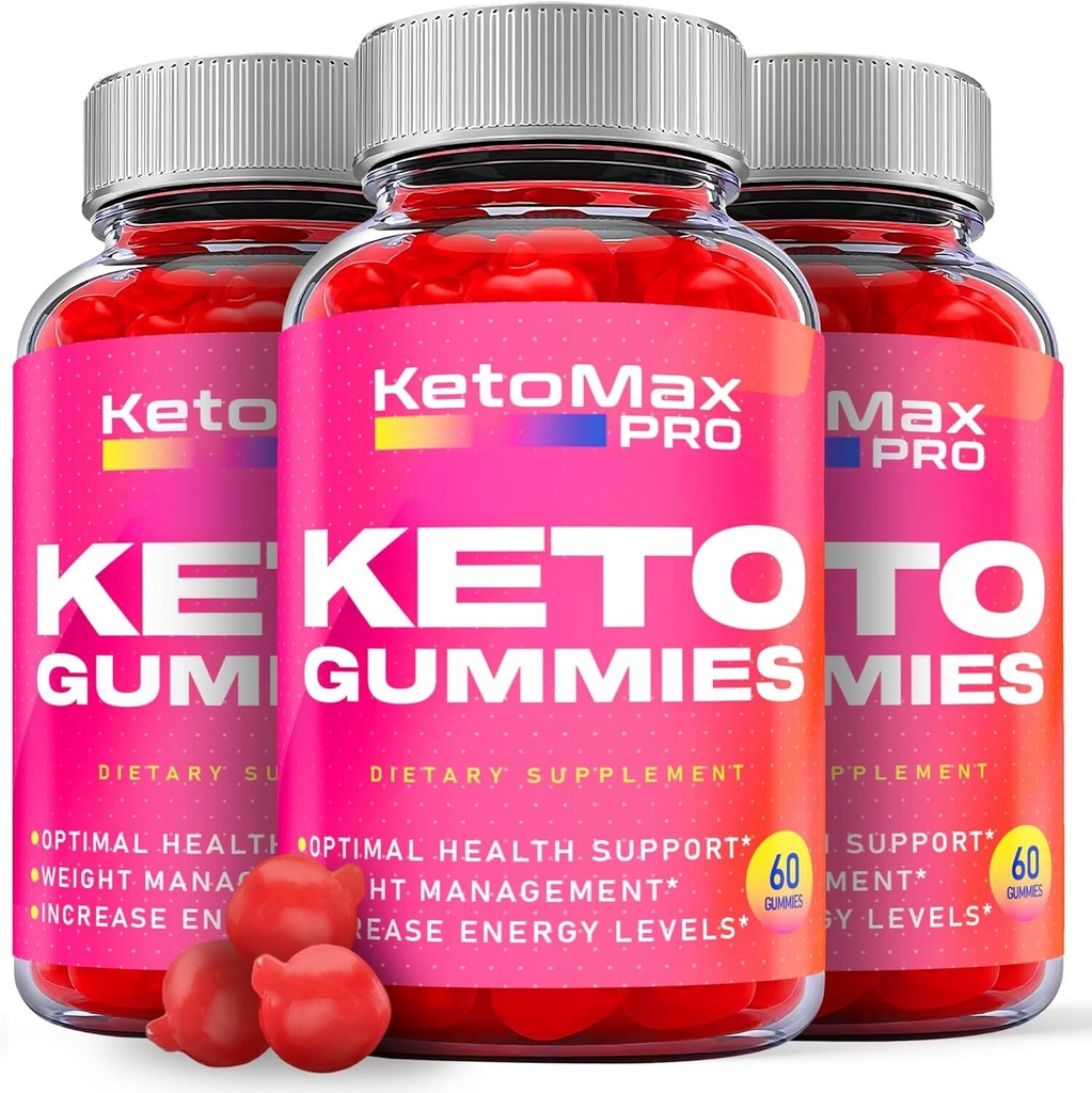 Keto Max Pro Gummies - Keto Max Pro ACV Gummys For Weight Loss ORIGINAL - 3 Pack
