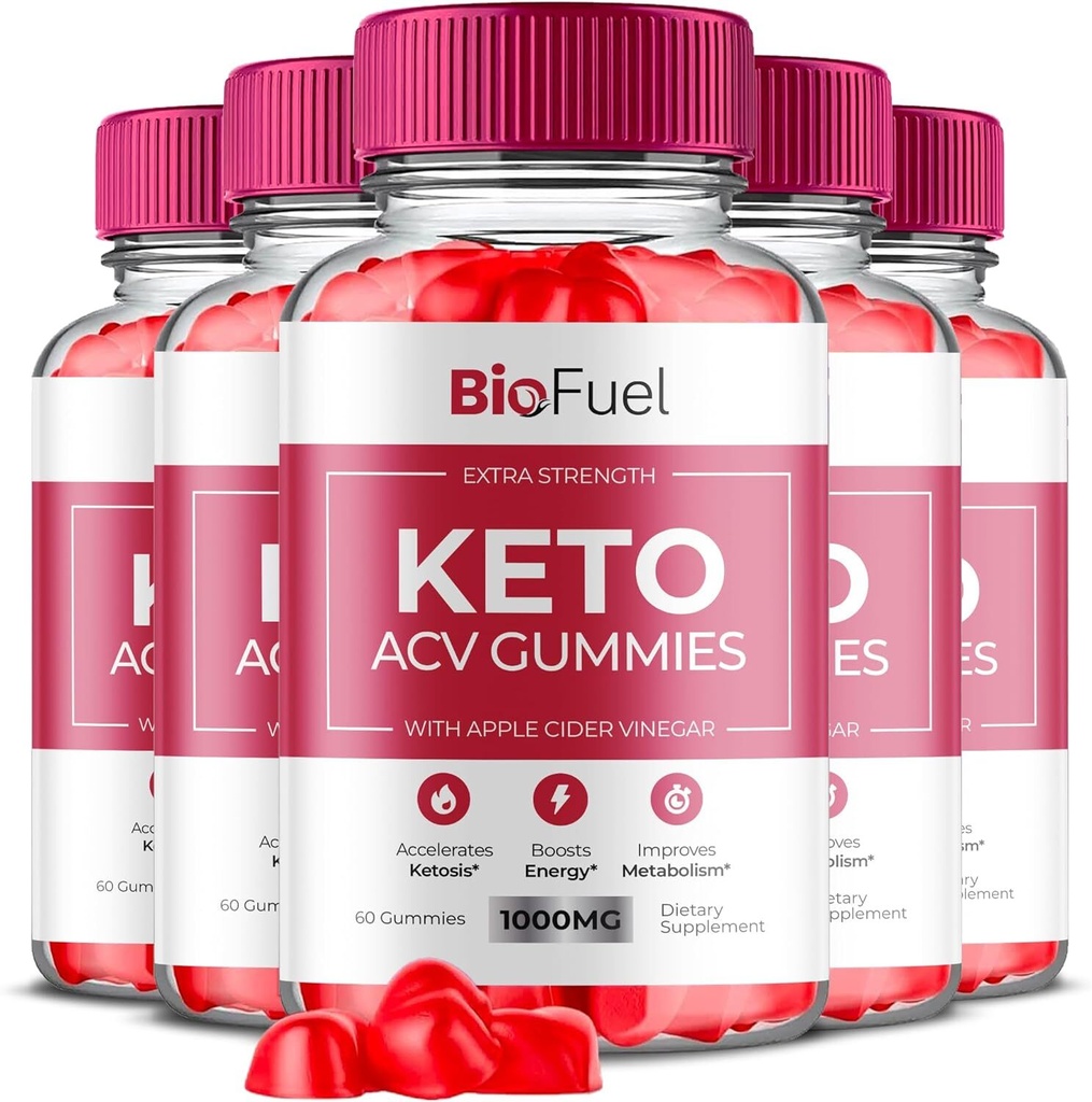 Biofuel Keto Gummies - Biofuel Keto ACV Gummys For Weight Loss OFFICIAL - 5 Pack