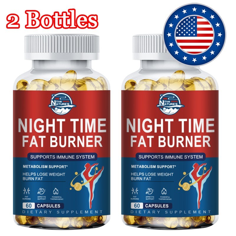 Night Time Fat Burner Reduce Belly Slimming Weight Loss Appetite Suppressant