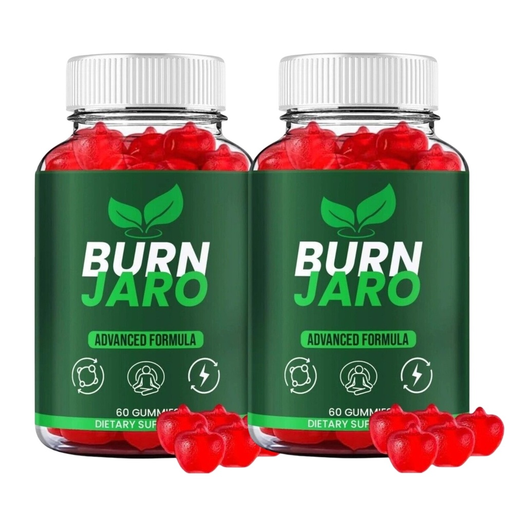 2-Pack Burn Jaro Keto Gummies - BurnJaro ACV Weight Loss Gummies - 120 Gummies
